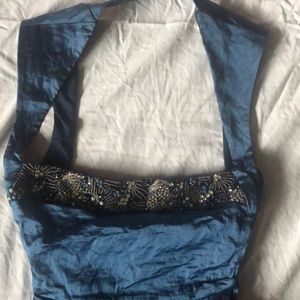 Nicole MILLER Gorgeous Blue jeweled dress